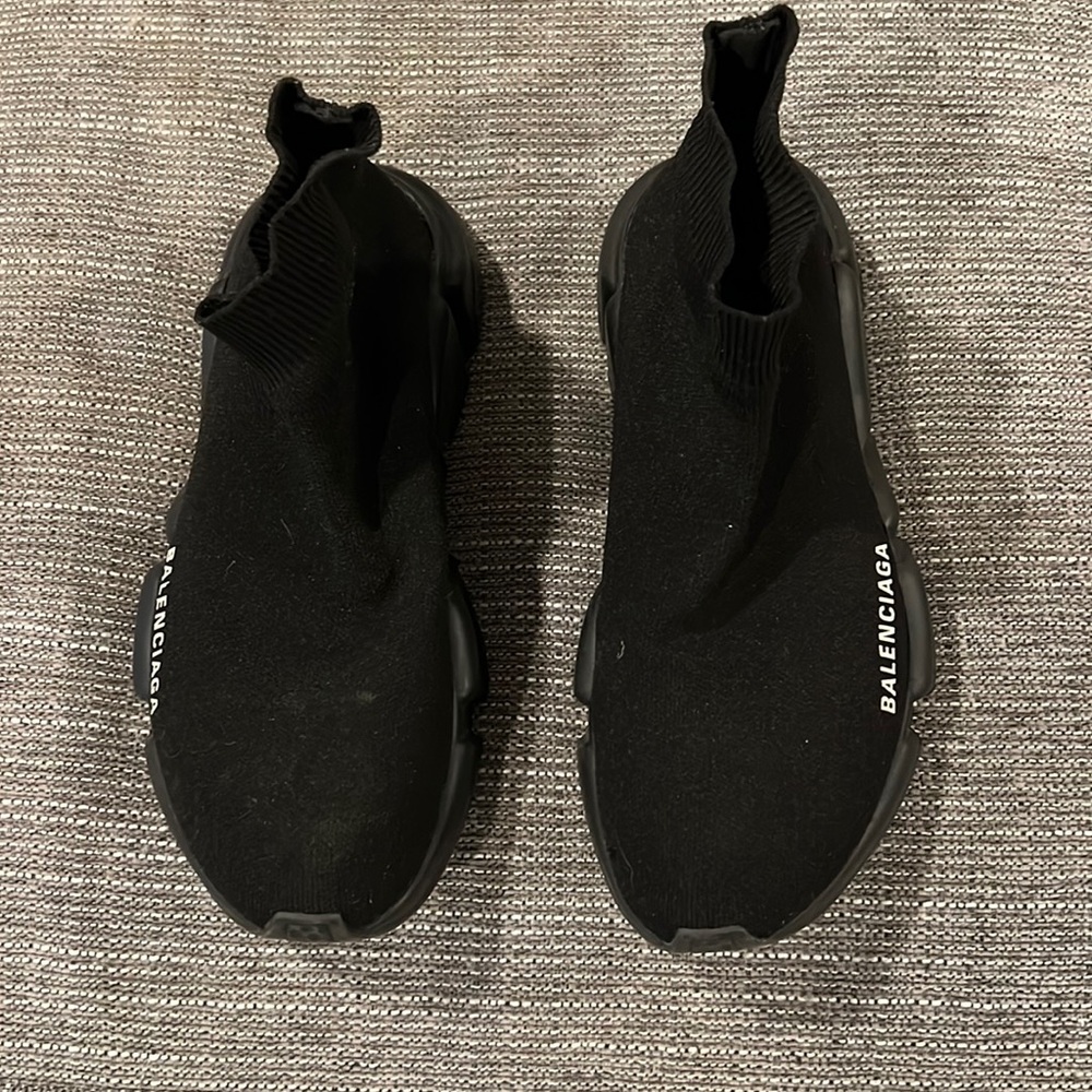 Balenciaga Sock Sneaker / Size: 38 / Black / Great Condition / Dust Bag Included